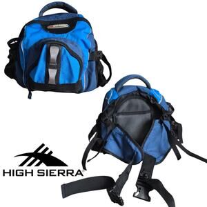 Blue High Sierra Ridgeline Lumbar Waist Hiking Hunting Shoulder Hip Camp Pack